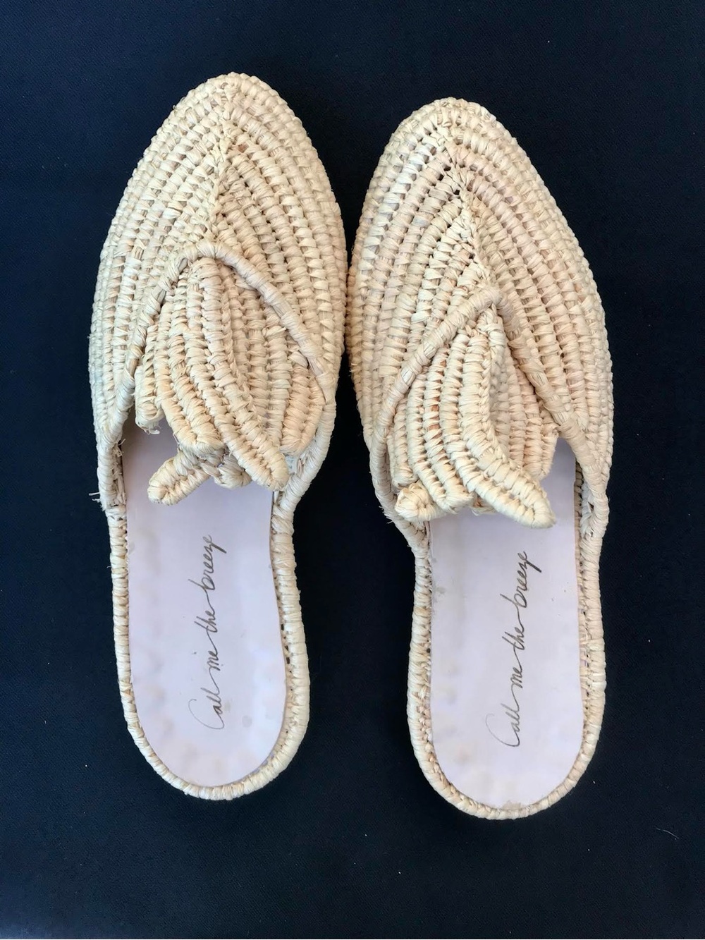 Call Me The Breeze Natural Woven Slip-On Loafers
